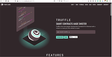 Truffle Blockchain Developer Framework