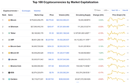 Coin Market Cap Website